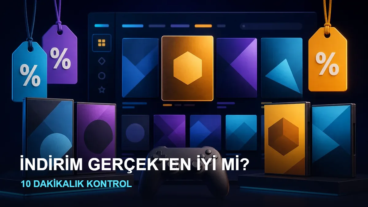 Oyun İndirimi Gerçekten Avantajlı mı? Satın Almadan Önce 10 Dakikalık Kontrol