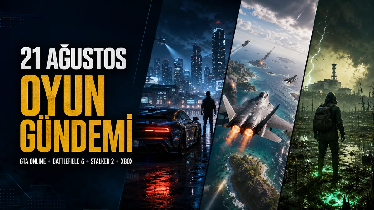 GTA Online’da 5X Ödül, Battlefield 6 Ücretsiz: 21 Ağustos Oyun Gündemi