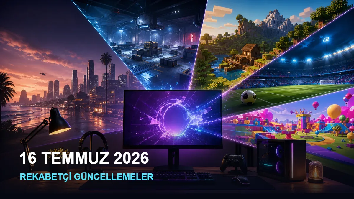 16 Temmuz 2026 Rekabetçi Oyun Güncellemeleri: VALORANT, CS2, PUBG Mobile, Brawl Stars ve MLBB